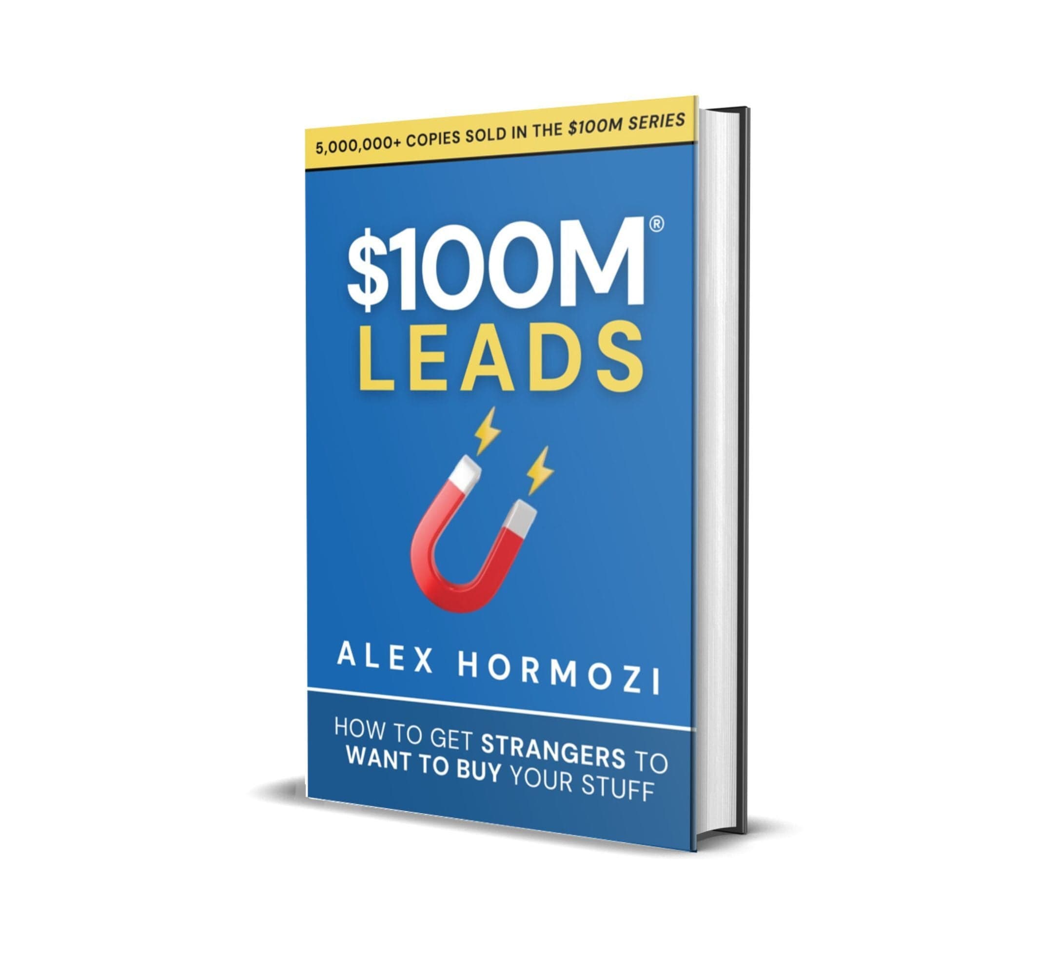 $100M Leads by Alex Hormozi book cover